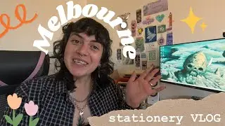 17. |VLOG| Stationery shopping in Melbourne ✒️ Bookbinders Design, Milligram + More!
