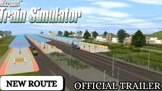 MY FIRST ROUTE TRAILER IN TRAINZ SIMULATOR 