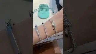 NEW Tiffany Knot Bangle Bracelet With Diamond 💎 Stunning Tennis Bracelet Alternative✨