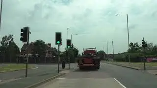 Driving On Bromyard Road A44 & Tudor Way, Worcester, Worcestershire, England 12th June 2023