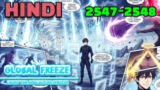 Global Freeze Hindi Episodes 2547-2548 i Built the Apocalypse Shelter #mangarecap#mangaedit#manhwa