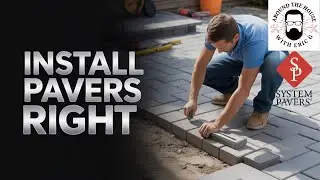 System Pavers Review: Belgard Empire Herringbone Patio Install + Pro Tips! | Around The House