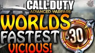 Advanced Warfare - WORLDS FASTEST VICIOUS MEDAL! (COD AW Fastest 30 Killstreak EVER)