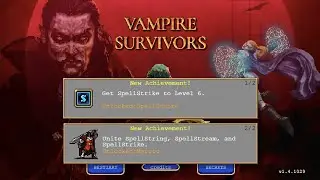 Vampire Survivors get SpellStrike to Level 6 & Unite SpellStream and SpellStrike   Unlock Maruto