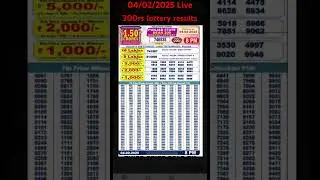 Punjab state dear 200 monthly lottery #punjablotteries #punjablotterieslivedraw #500subs
