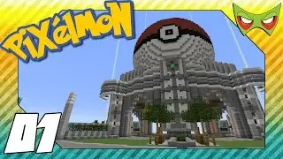 Pixelmon on PocketPixels! - Minecraft Pokemon Mod - 01 - A New Journey!