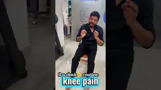 **Knee Pain &ndash; Simple Routine from Morning to Night** 🦵🌞🌙 9840304579