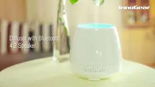 InnoGear Essential Oil Diffuser with Bluetooth Speaker