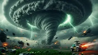The Chase That Went Too Far &mdash; Supercell Tornado #lego #lego #legostopmotion #storm #stormlego