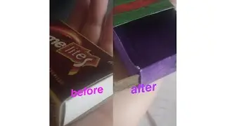 Recycling a Matchstick Box Into Pretty 📦𝘼𝙧𝙩 𝙖𝙣𝙙 𝙘𝙧𝙖𝙛𝙩 𝙬𝙞𝙩𝙝𝙤𝙪𝙩 𝙂𝙡𝙪𝙚