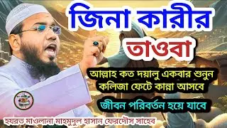 জিনা কারীনির তাওবা । repentance ৷ maulana mahmudul hasan kuakata ৷ মাহমুদুল হাসান ফেরদৌস কোয়াকাটা