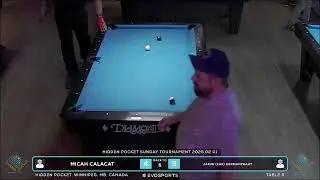 MICAH CALACAT vs JAKIW (ZAK) EHRMANTRAUT - HIDDEN POCKET - TABLE 9 | EvoSports