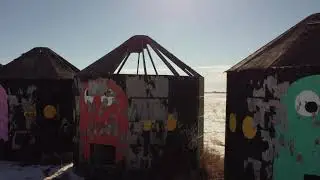 Prairie Sky Productions, drone winter flight of Southern Alberta Feb 2021