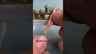 How to Lock a Wire in Screw Terminal Like a Pro!