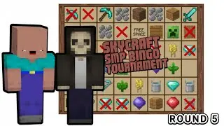 Teamwork Makes Minecraft Bingo Crazy Fun! ROUND 5 #minecraft  #minecraftbingo