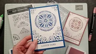 Elegante Karte im Fliesen-Look ~ Tiled Techniques Stampin' Up!