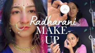 Radha Rani makeup look tutorial / how to use krylon concealer #tranding #radha 