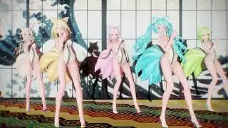[MMD] Miku, Luka, Rin, Gumi, IA &bull; Easy (short)