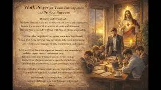 Work Prayer for Team Participation and Project Success