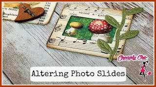 Altering Photo Slides for My Journal! - The Blossom Collection