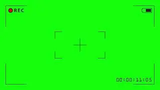 Video Camera Recording Copyright Free  Green Screen Effect Loop NCVHD