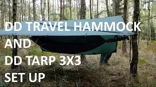 DD Travel Hammock and DD Tarp 3x3 Setup (Napisy PL)