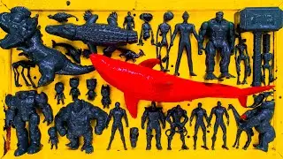 Dinosaurus Jurassic World Dominion: T-rex/ Brachiosaurus/ Skibidi/ Super-Man/ KingKong/ KingGidorah