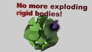Cinema 4D Quick Tip : Prevent rigid body from exploding with compound collision shape short tutorial