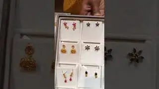 Tanishq Ruby Emerald Earrings#jewellery #tanishq #earrings #earringcollection #grt