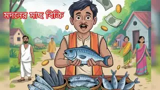 মদনের মাছ বিক্রি 😀..!#cartoon #animation #banglacartoon #kidsvideo #vairalvideo 