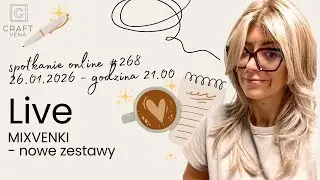 LIVE 268 - Mixvenki nowa kolekcja prezentacja produktów i przykłady wykorzystania, cekiny