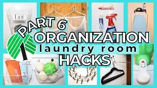 *New* Dollar Tree Organization HACKS *Part 6* - LAUNDRY ROOM