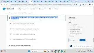 PLAN WITH GLOBAL OPTIMIZATION | FIELD SERVICE OPTIMIZATION #salesforce #trailhead