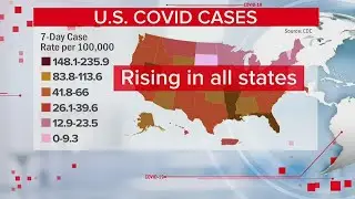 COVID-19 cases rising across the United States