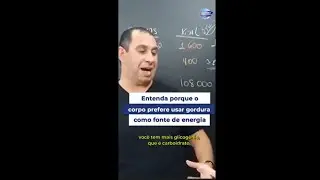 Entenda porque o corpo prefere usar gordura como fonte de energia