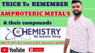 Amphoteric  metals learning trick. Amphoteric oxides trick. Amphoteric acid and base.