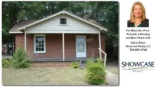817 Buffalo Street, Shelby, NC Presented by Nancy Braun.
