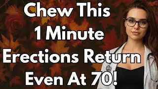 Older Men! Chew This for 60 Seconds to Improve Erection Naturally | Advice For Elderly