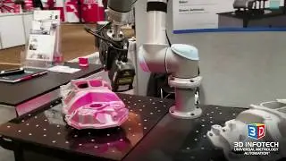 Robotic 3D Scanning Inspection of two parts with HandySCAN Black and Universal Robots