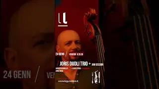 JORIS DUDLI trio + Jam Session I Promo event #concerto #jazz  #livemusic #jazzclub