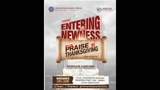 2025 ANNUAL CONVENTION OF THE APOSTOLIC GOSPEL CHURCH NIGERIA ||LIVE|| @ TAGC NATIONAL HEADQUATERS I