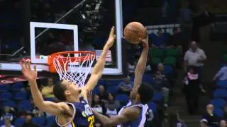 Andrew Wiggins Takes Flight Over Gobert