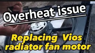 Step by step how to replace vios radiator fan motor//REJ VLOG