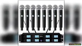 Professional UHF Wireless Microphone Headset Handheld Collar Gooseneck for Stage Speaker Wedding