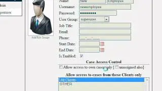 Entering New Users/Collectors - Simplicity Debt Collections Software