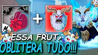 ESSE COMBO OBLITERA!!! MELHOR COMBO DE YETI E SANGUINE ART ONE SHOT NO BLOX FRUITS
