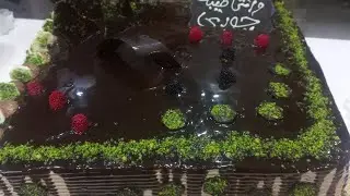 تورتة الشوكولاتة العملاقه 🍫بدل ما تشتريها ب1500ج تعالي نعملها بأقل من ربع تمنها #تورته