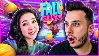Fuslie Challenged Me In FALL GUYS (She Cheated) (REAL)