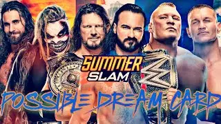 WWE Summerslam 2020 Possible Dream Card I Pro Wrestling Predictor