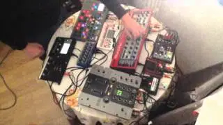 Electribe 2 + Nord Rack 2x + Blofeld + Volca Sample (live performance)